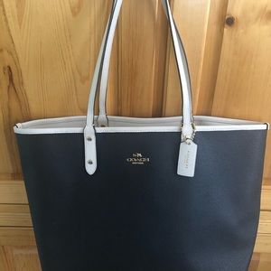 Coach reversible tote